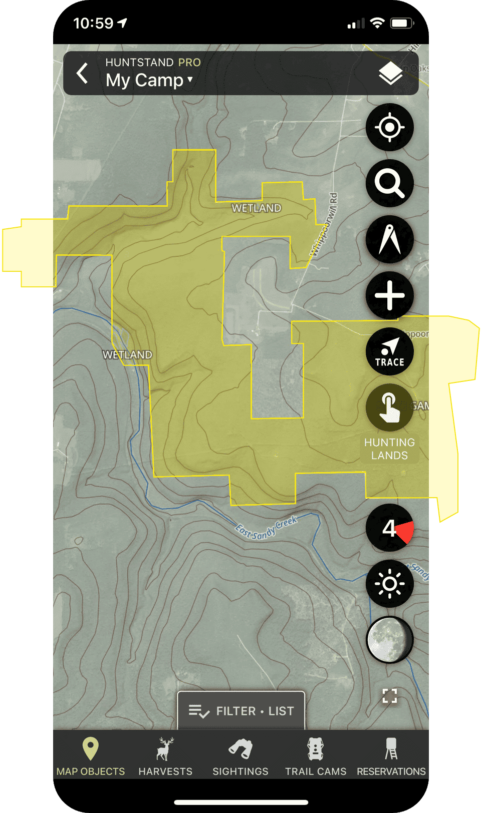 1 Whitetail Hunting App HuntStand - 00X Hunting Lands@2x 