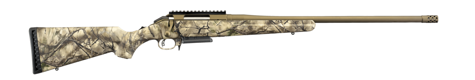 Ruger American with Go Wild Camo