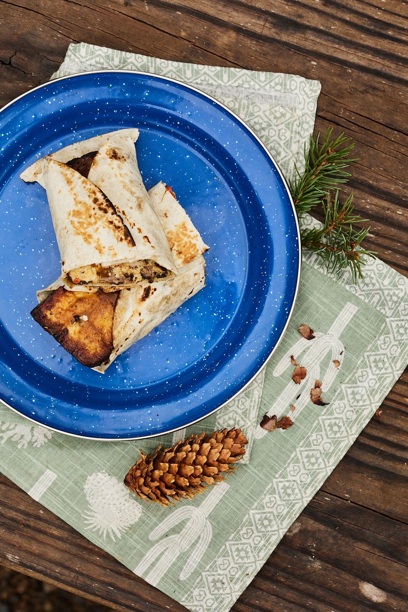 venison breakfast burritos