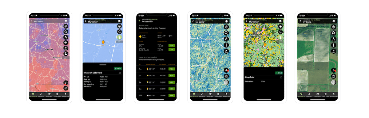 Trail Camera Locations by Month