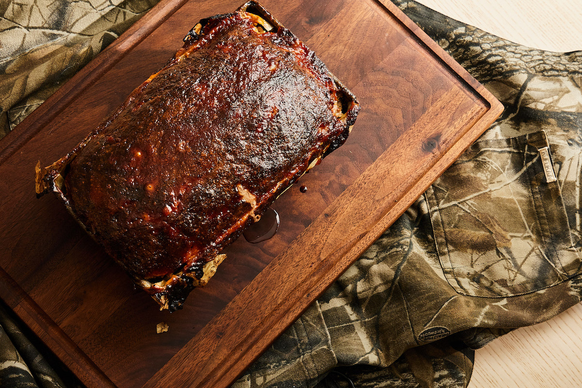 Recipe: Venison Meatloaf on Crispy Potatoes