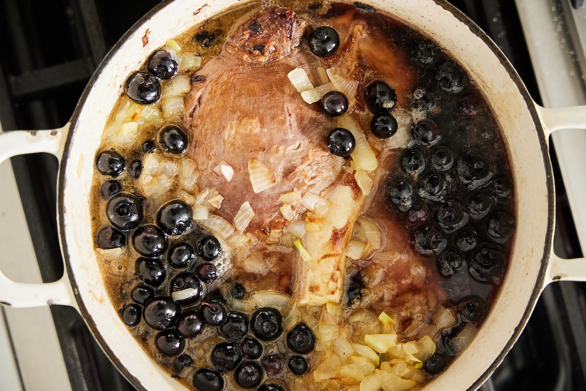 Recipe: Blueberry Braised Shank