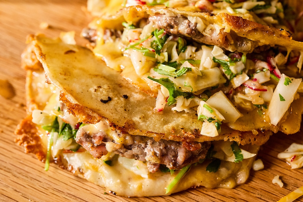 Recipe: Venison Smash Taco with Spicy Slaw