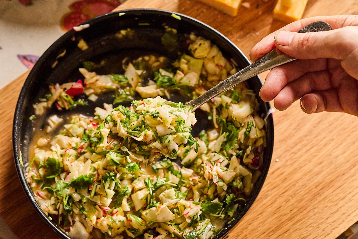 Recipe: Venison Smash Taco with Spicy Slaw