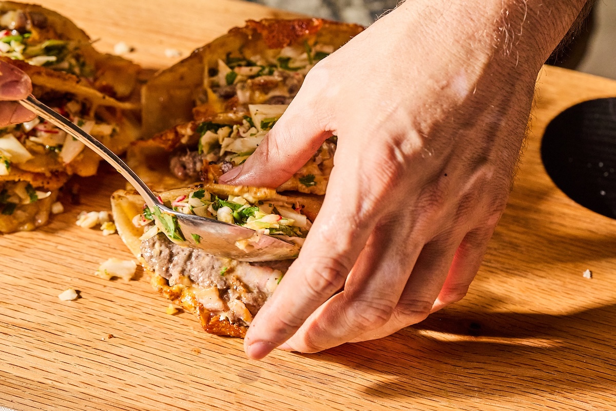 Recipe: Venison Smash Taco with Spicy Slaw