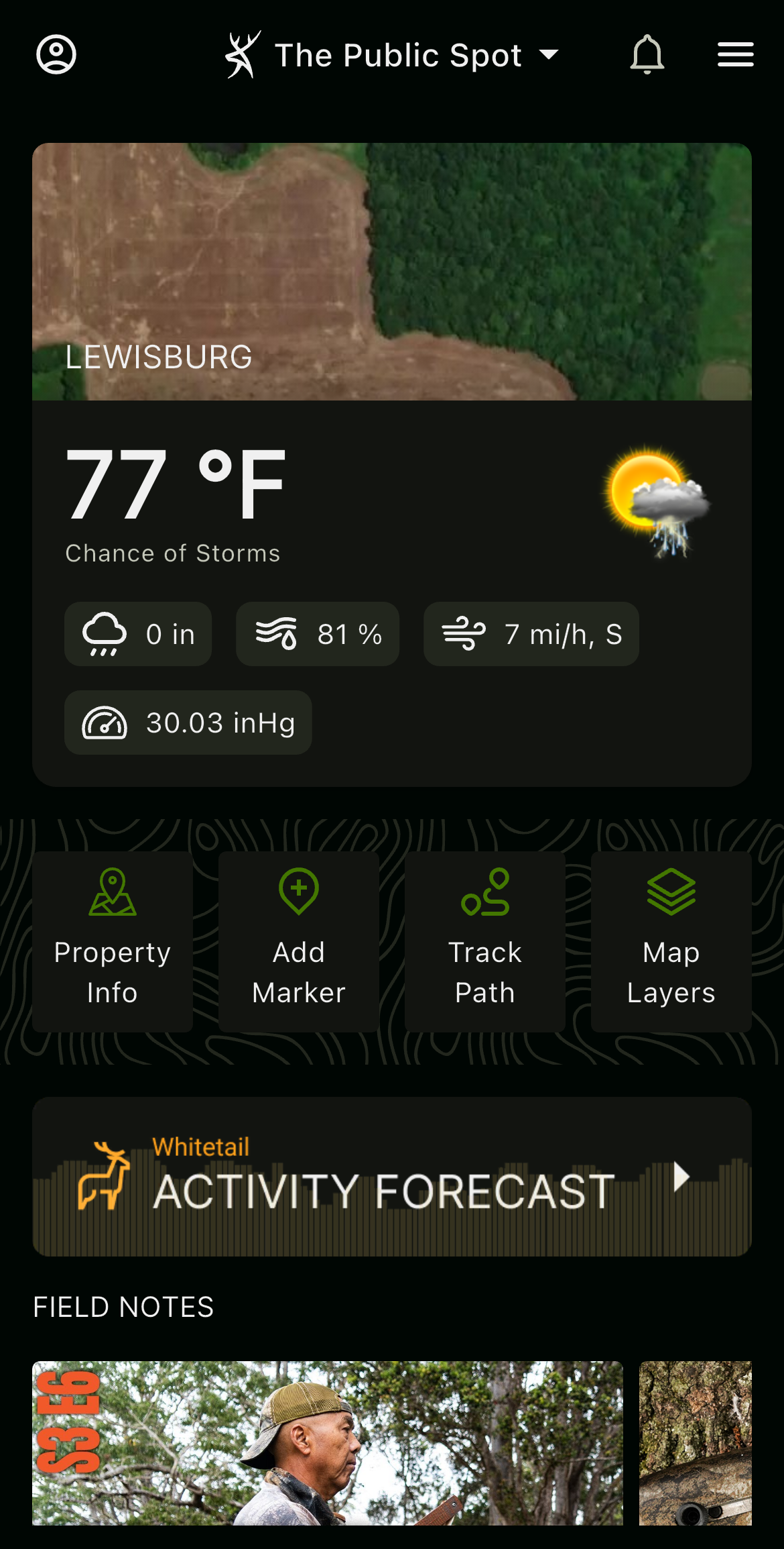 HuntStand App Layers and Tools