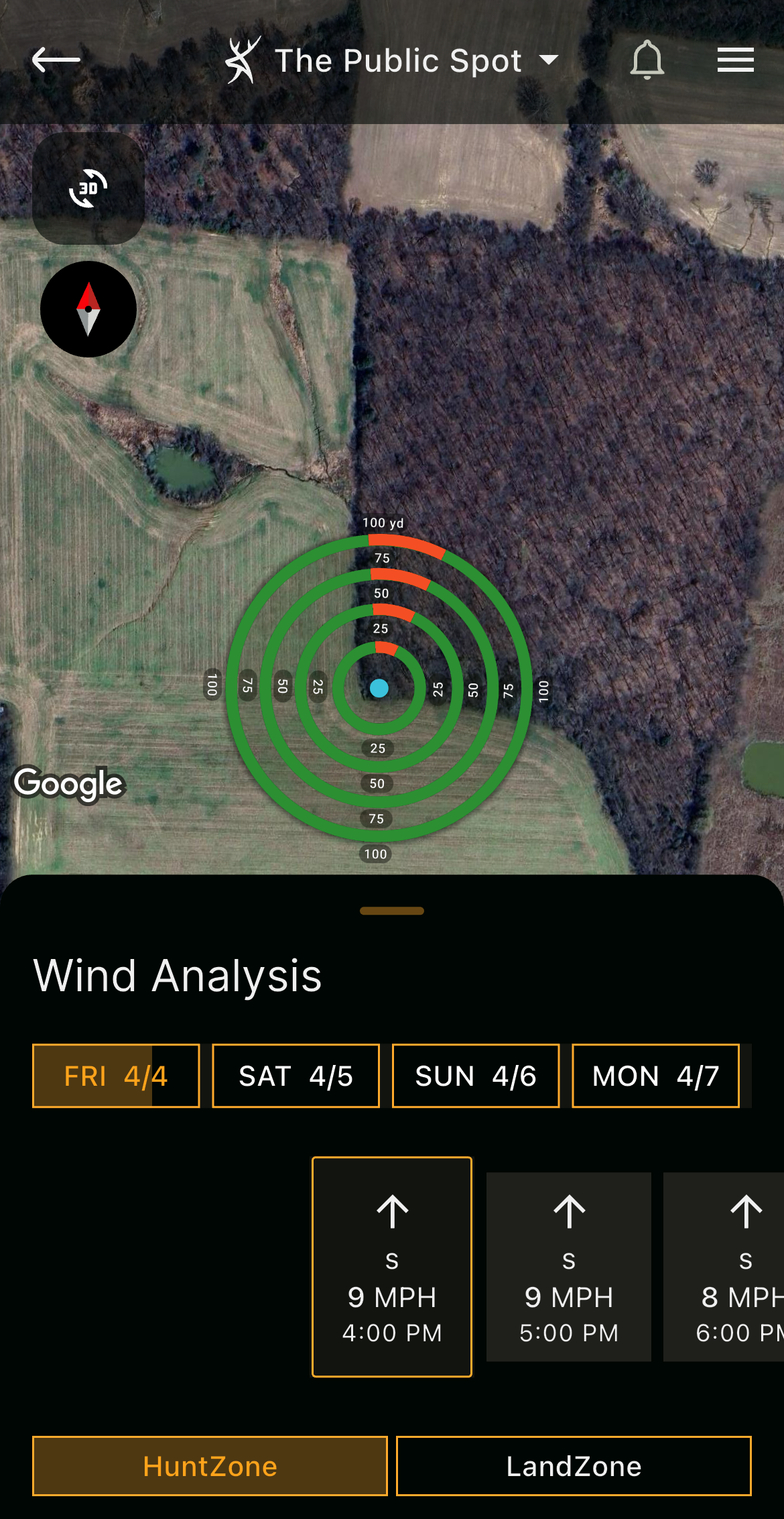 HuntStand App Layers and Tools