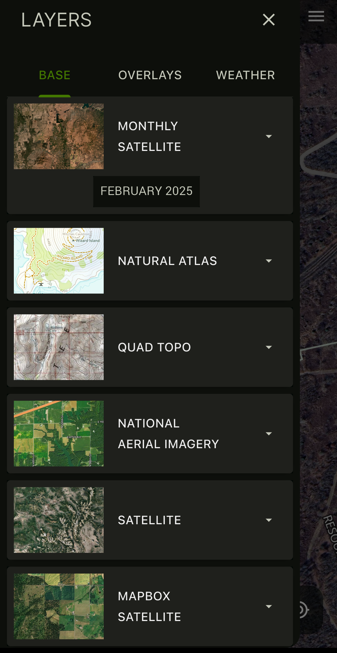 HuntStand App Layers and Tools