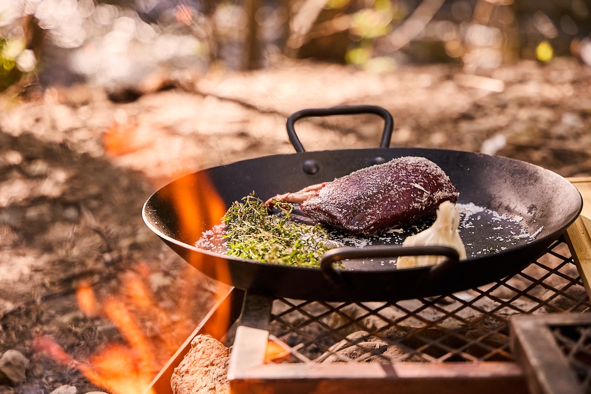 Recipe: Bone-in-Loin with Morel Sauce